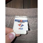 Jerzees VTG  Crewneck Sweatshirt XL Patchwork Country Farmhouse Snowman Photo 2