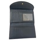 Mundi  Tooled Genuine Leather Wallet With Flowers, Size 7.5 x 4 inches Photo 4