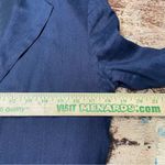 Vince Linen Blend Navy Tailored Blazer Size 8 Photo 5