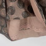 Moulinette Soeurs Strapless Babydoll Dress Sz 6 Jacquard Metallic Y2K Holiday Photo 5