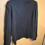 MOTHER Denim Push & Shove Padded Shoulder Gray Faded Black Sweatshirt pullover L Size L Photo 13
