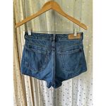 PacSun Women's 100% Cotton Dark Indigo 5 Pocket Denim Jeans Mom Shorts 26 Photo 2