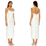 Saylor Calibria Daisy Embroidered Midi Dress in White EUC Photo 3