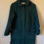 Boden Dark Teal Green Hooded Jacket Medium 8 Petite UK 12P Size 8P Photo 0