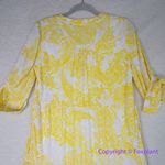 Chico's New!  Tiered Paisley Maxi Dress‎ yellow, Chico size 0, US size S/4 Photo 11