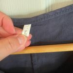 Unbranded Women's L Simple Navy Blue Cotton Knee Length Short Sleeve Dress Size L Photo 1