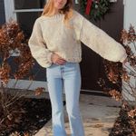 Handmade Chunky Knit Sweater Size M Photo 2