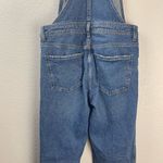 &Denim Distressed Full Length Denim Overalls Size 2 Blue Photo 6