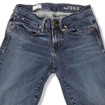 Gap Jeans Size 26 /2 Skinny 1969 Legging Jean Women's Blue Denim Pants Low Rise Jeans Photo 2