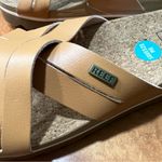 REEF NWT  Kaia platform cross Slide Sandals tan natural size 9 Photo 8