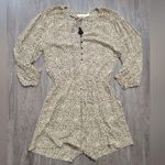 Beachgold Chelsea Tan Black Long Sleeve
Coverup Polka Dot Romper xs Tan Photo 4