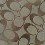 Coach  Tall Riding Boots Classic Genuine Leather Fabric Brown Khaki Beige Vintage Photo 6