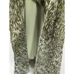 Believe Green Geo Chiffon Sleeveless Maxi Dress Size 12 Lace Straps Lined‎ Photo 3