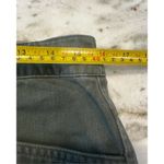 H&M  Women's Size 12 Olive Green Denim Mini Skirt with Pockets Photo 4