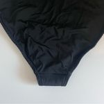 Aerie Twist Cut Out One Piece Swimsuit Black Photo 5