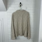 CP Shades  Neutral Vine Leaf Embroidered Button Down Long Sleeve Top Size M Photo 9