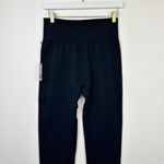 We Wore What  Seamless Ribbed Leggings Black High Waisted Stretch Revolve M NWT Photo 8