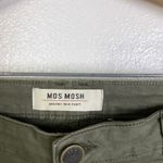 Mos Mosh Pants Womens Size 31 Green Naomi Shine Pants Chino Cotton Beaded Boho Photo 8