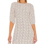 Faithfull the Brand Sidonie Floral Aurelia Cream Floral Mini Dress Size 4 Photo 11