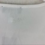 Karl Lagerfeld lace collar bib relaxed fit women’s white top Size Medium Photo 9