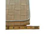 Cole Haan  Beige Woven Light Trim Envelope Clutch Bag Photo 1