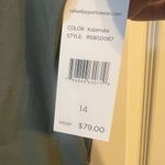 Rafaella  The Straight High Waist Olive Green Pants Trousers Stretch 14 NWT New Photo 2