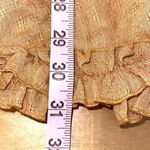 Princess Polly  Astro Mini Dress Mustard Gold Yellow Textured‎ Tiered Ruffle Size Photo 11