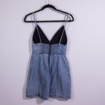 Alice + Olivia  Carli Spaghetti Strap Tank Cotton Denim Mini Dress Rockstar 2  Photo 3