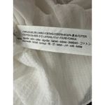 ZARA  White Crochet Lace Gauzy Babydoll Mini Dress Size XS NEW with Tags Photo 3