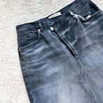 Reformation  Black Denim long Skirt. 27 Photo 4