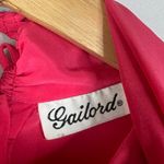 Vintage Gailord Hot Pink High Neck Long Sleeve Blouse M Size M Photo 4