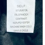 Ava James Elegant Black Tunic with Pink Floral Design Xlarge Photo 4