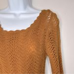 Anthropologie  Knitted & Knotted Tiered Pointelle Sweater Dress Size S Photo 6