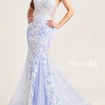 Ellie Wilde Periwinkle Sequin Gown Size 2 Photo 0