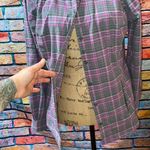 Duluth Trading Company Casual Button Down Shirt Purple Size M Photo 1