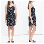 Madewell  Starview Black Baltik Grid Silk Cami Mini Dress 2 Photo 10