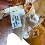 Aerie  Mustard Yellow Geometric Print Halter Maxi Dress Tiered High Low Size XS Photo 8