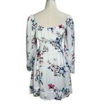 Urban Outfitters New  Lumiere White Floral Mini Dress Size L Photo 1