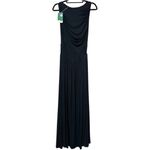 Halara  medium Ribbed Boat Neck Asymmetric Ruched Pocket Flowy Maxi Casual Dress Photo 14