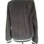 1. State Rich Black Teddy Bear Soft Long Sleeve Sparkly Trim Sweatshirt Womens M Photo 1