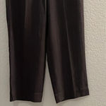 Chico's Chico’s Dark Gray Mid Rise Straight Leg Zip Closure Dress Pants Size Small Photo 2