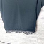 Victoria's Secret Victoria’s Secret Black Lace Trim Modal Cropped Cami Size XL Photo 3