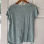 Orange Creek New without tags, , T-shirt with holes and cross neckline, Mint Photo 5