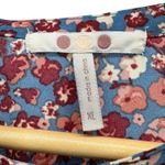 Three Dots   Women's Floral Top XL Boho‎ Prairie Peasant Cottagecore Tie Neck Photo 3