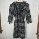 Banana Republic  Gingham Plaid Button Front Mini Dress Size 6 Photo 1