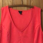 Torrid  Coral Vneck Sleeveless Peplum Tank Top 4 4X Photo 5