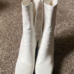 Princess Polly White Sock Heeled Boots Photo 3