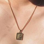 Baby Angel Necklace, Gold Layer Necklace Photo 1