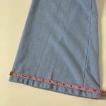 easel  Light Blue Wide Leg Sweatpants Elastic Waist Flower Patch Size Small Photo 8