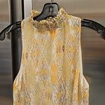 Veronica M ππ Mock Neck Sleeveless Blouse ~ Multi-Color Print Medium M NWOT Photo 2